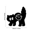 thumbnail image 4 of Reloj de pared,Reloj de pared decorativo,moderno y elegante.,Reloj de pared,Reloj de pared decorativo para baño y dormitorio.,Reloj de pared de gato silencioso y sin tictac,regalo, 4 of 8