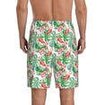 thumbnail image 5 of Cauagu Flamingo And Monstera Print Pajama Bottoms for Men Sleep Pajama Shorts Elastic Waistband Sleep Pajama Short Men's PJ Shorts -Medium, 5 of 6