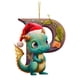 thumbnail image 2 of Adorno navideño para perros | Regalo para amantes de las mascotas | Colgante plano de acrílico para la decoración del árbol de Navidad | Adorno colgante para el hogar para dueños de perros, 2 of 2