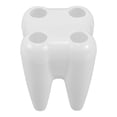 thumbnail image 1 of Portacepillos de dientes con forma de diente, creativo, con dibujos animados, con múltiples ranuras, para baño, para niños y adultos, 1 of 8