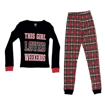 

Just Love Cotton Pajamas Sets for Girls 34605-10617-10-12 (Red - Love Weekends 5-6)