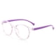 thumbnail image 4 of Montura de gafas ligeras antiluz azul para niños, montura redonda de colores a la moda, cómodas y bonitas, 4 of 6