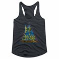 thumbnail image 1 of Def Leppard 1980's Heavy Metal Band Primary Triangle Womens Racerback Tank Top, 1 of 2