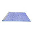 thumbnail image 2 of Ahgly Company Machine Washable Indoor Rectangle Abstract Blue Contemporary Area Rugs, 6' x 9', 2 of 4