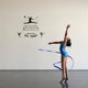 thumbnail image 4 of Pegatinas de pared con frases de gimnasia para niñas, vinilo para dormitorio, decoración de pared, texto motivacional de gimnasia, sigue tus sueños y alcanza las estrellas, papel tapiz de gimnasta., 4 of 7