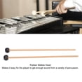 thumbnail image 4 of Glockenspiel Mallet, Comfortable Grip 2PCS Multifunctional Wide Application Compact 15.5 Inch Solid Wood Handle Xylophone Mallet Durable  For Daily Practice, 4 of 8