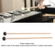 thumbnail image 4 of Mazo Glockenspiel ANGGREK Madera Maciza 15.5 Pulgadas 2 Piezas, 4 of 7