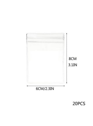 NUOLUX 100 Pcs Clear Jewelry Bags Transparent Anti-tarnish Jewelry Storage  Bags for Packaging Jewelry Rings Earrings