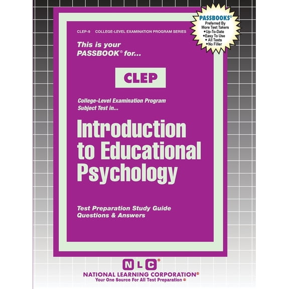 College-Level Examination Program Series Introduction to Educational Psychology, Book 9, (Paperback)
