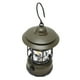 thumbnail image 1 of Linterna de camping vintage IPX4 impermeable protección ocular USB recargable decorativa portátil COB lámpara de tienda con gancho verde, 1 of 12