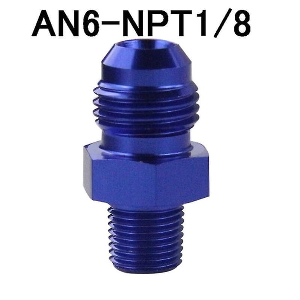 Male AN6 to 1/2 NPT 1/4 NPT 3/8NPT M10*1.5 M20*1.5 Straight Adapter Flare Fitting auto hose fitting Male Oil Cooler Fitting~2476