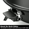 thumbnail image 2 of Techwood 11 Inch 1600W Electric BBQ Grill Portable Indoor Outdoor Cooking, 2 of 9