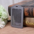 thumbnail image 2 of Yokua 10 Colors ID Window Business Work Card Holder Leather for Case Badge Vertical Ty, 2 of 21