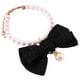 thumbnail image 3 of Elegante collar de perlas para mascotas, con lazo decorativo, delicado collar de cadena de perlas para mascotas, 3 of 6