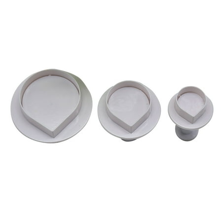 

Hi.FANCY 3PCS/Set Multi Pattern Die Cutters Cake Making Baking Mould Fondant Mold Fondant Craft DIY Store Kitchen Tool