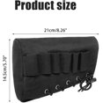 thumbnail image 4 of HUGFEGWE Hunting Shooting Buttstock Recoil Pad, Buttstock Protective Holder Stock Extension Cheek Rest Pad with Rifle Shell Holder for 6 Position CA919-164318, 4 of 7