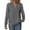 Dark Gray, variant on ShiShine Women's Casual Long Sleeve V Neck Sweatshirts Cute Loose Fit Lightweight Pullover Tops