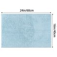 thumbnail image 5 of NOMADIC NOOK 2 Pcs Solid Bathroom Rug, Soft Plush Bath Mat Blue 16" x 24", 5 of 6
