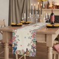 thumbnail image 2 of Table Runners 108 Inches Long Dress Scarves, Spring Floral Birds Farmhouse Coffee/Dining/Kitchen Table Runner for Living Room, Butterflies Daisy Farmhouse Flowers 13x108 Inch, 2 of 9