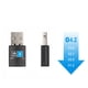 thumbnail image 4 of 2X Adaptador USB Wifi Compatible para Bluetooth V4.2 Tarjeta de Red Inalámbrica Wifi Antena Transmisor PC Lan Receptor de Internet, 4 of 4