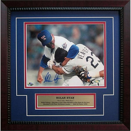 11x14 Autographed Frame - Nolan Ryan Tex