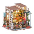 thumbnail image 2 of de en miniatura de bricolaje con música y muebles Modelo de rompecabezas 3D ños adultos Juguetes artesanales Tienda Hugo casa de muñecas en miniatura, 2 of 8