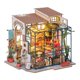 thumbnail image 2 of Casa de en miniatura Muebles realistas Tienda de Rompecabezas 3D Juguetes para Adultos de San Valentín Tienda Baoblaze casa de muñecas en miniatura, 2 of 8