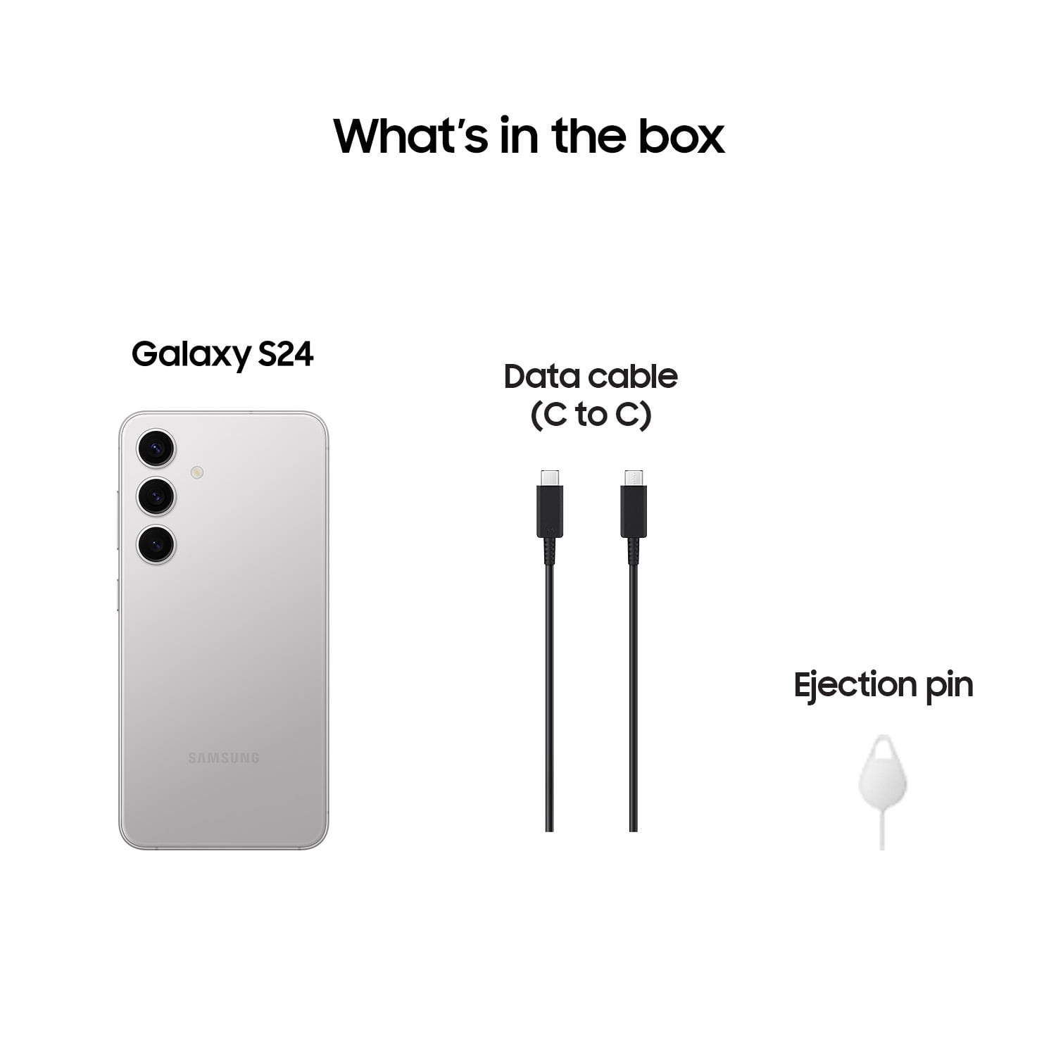 Galaxy S24 256GB マーブルグレー（US版）