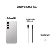 Samsung Galaxy S24 256GB US Version, Unlocked Android Smartphone with 50MP Camera, 8K Video, Long Battery - Marble Gray