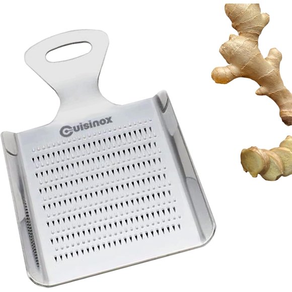 Cuisinox GIN-128 Râpe Gingembre/ail, Argent 4.3 H x 3 W Pouces