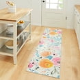thumbnail image 6 of Mohawk Home Prismatic Watercolor Floral Multi Transitional Theme Kids Precision Printed Square, 10'x10', Orange & Blue, 6 of 7