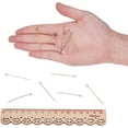 thumbnail image 3 of 160Pcs 40mm(1.57 inch) 304 Stainless Steel Head Pins Findings 21 Gauge(0.7mm) Open Eye Pin, 3 of 6