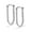 Gold Plated U Hoop, variant on LeCalla 925 Sterling Silver 14K Rose Gold Plated Double Hoop Stud Earrings for Women and Teen 33MM