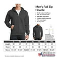 thumbnail image 6 of Old Glory Mens NASA Logo Long Sleeve Graphic Full Zip Hoodie, 6 of 6