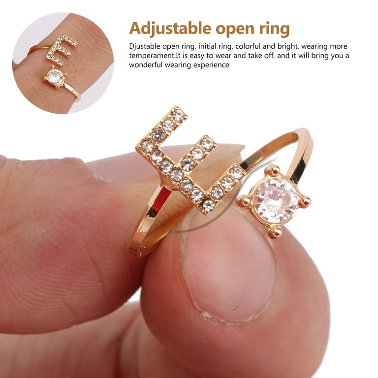 A alphabet deals finger rings