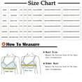 thumbnail image 2 of Jsaierl Bras for Women Plus Size Support T-shirt Bras Seamless Comfortable Bralettes Shapewear Breathable Full Figure Bras Front Closure, 2 of 2