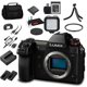 thumbnail image 1 of Cámara digital sin espejo Panasonic Lumix DC-S1R (solo cuerpo) DC-S1RBODY Paquete con tarjeta Sony XQD de 64 GB + Batería Panasonic DMW-BLJ31 + Luz LED + Bolsa suave + Trípode flexible de 12 pulgadas + Más, 1 of 6