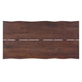 thumbnail image 5 of Simpli Home Delta 72 inch x 36 inch Rectangle Modern Industrial Dining Table in Dark Walnut, 5 of 11