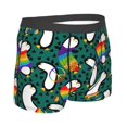 thumbnail image 2 of KLL Lgbt Penguin Men's Cotton Boxer Briefs Underwear-Medium, 2 of 8