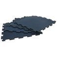 thumbnail image 2 of Set de 4 Piezas de Piso Tipo Puzzle de Caucho Para Gimnasio Fire Sports 1cm de Grosor Negro, 2 of 4