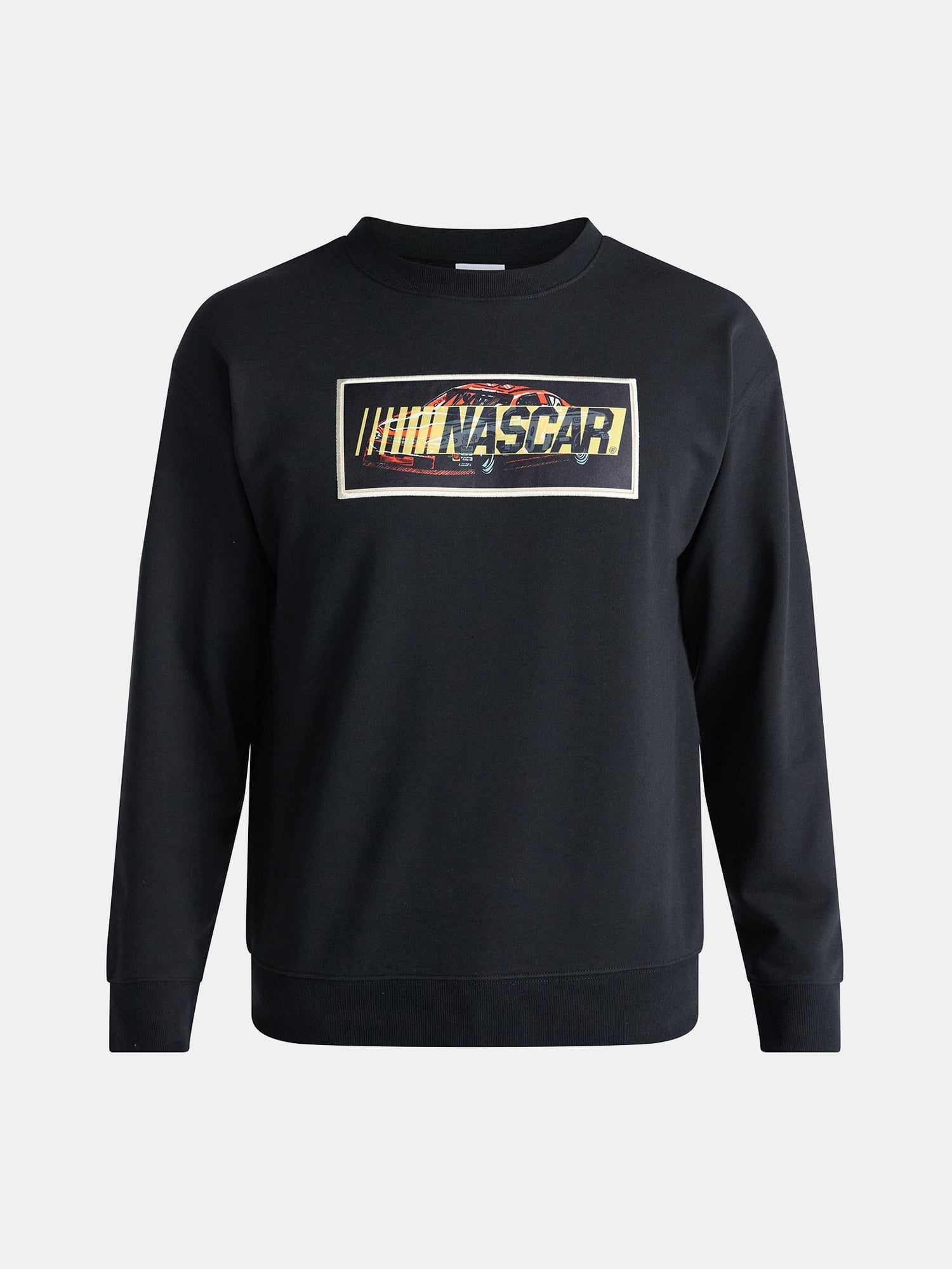 NASCAR Men’s and Big Men's Graphic Sweatshirt with Patch, Sizes S-3XL