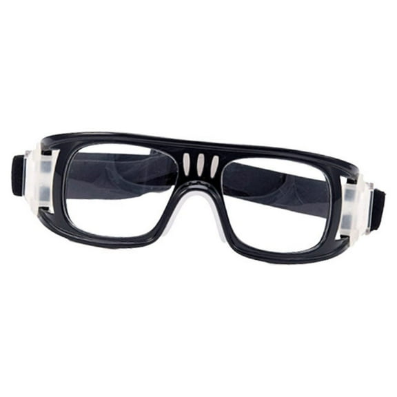 UV-resistant Shockproof Soccer Football Protective Goggles Basketball Eyewear Cycling Outdoor Sports Safety Glasses (Black)
