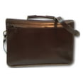 thumbnail image 2 of Unisex Toure Leather Briefcase Walnut Brown, 2 of 3