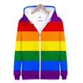thumbnail image 3 of Sudadera con capucha con estampado 3D LGBT para hombre y mujer, sudadera con bandera de arcoíris, sudadera con cremallera para lesbianas y gays, chaqueta informal de manga larga, abrigo, ropa, 3 of 4