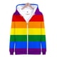 thumbnail image 4 of Sudadera con capucha con estampado 3D LGBT para hombre y mujer, sudadera con bandera de arcoíris, sudadera con cremallera para lesbianas y gays, chaqueta informal de manga larga, abrigo, ropa, 4 of 5