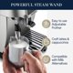 thumbnail image 3 of De'Longhi Magnifica Start - M&aacute;quina de caf&eacute; espresso autom&aacute;tica con espuma manual de leche, color plateado De'Longhi NA, 3 of 6