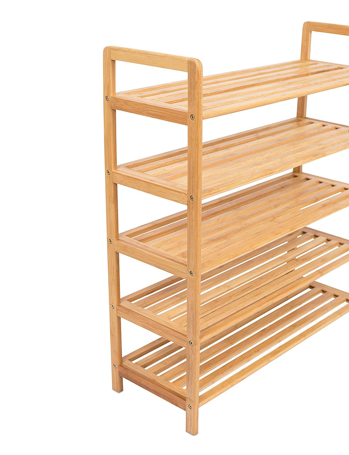 3 tier stackable bamboo shoe rack on 5 Tier Bamboo Shoe Rack Walmart Com Walmart Com