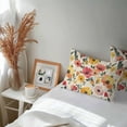 thumbnail image 5 of Red Yellow Outdoor Pillow Covers Pack of 2 Poppy Watercolor Plant Flowers Pastoral Botanical Waterproof Throw Pillow Covers Decorative Cushion Cases for Patio Garden Tent Balcony Couch 20x12 inch, 5 of 8