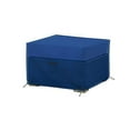 thumbnail image 6 of COVERS&ALL Square Ottoman Cover, Heavy Duty 18 Oz Waterproof UV & Weather Resistant Patio Garden Furniture Stool Protector Indoor Outdoor with Air Vents & Drawstrings (21" L x 21" W x 17" H, Blue), 6 of 6