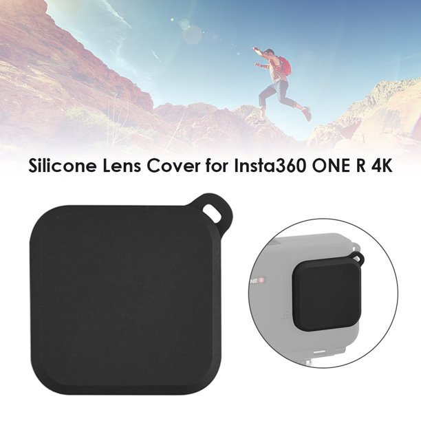 Kuymtek Tapa de lente de silicona cubierta protectora contra el polvo para Insta360 One R 4K Mod de gran angular